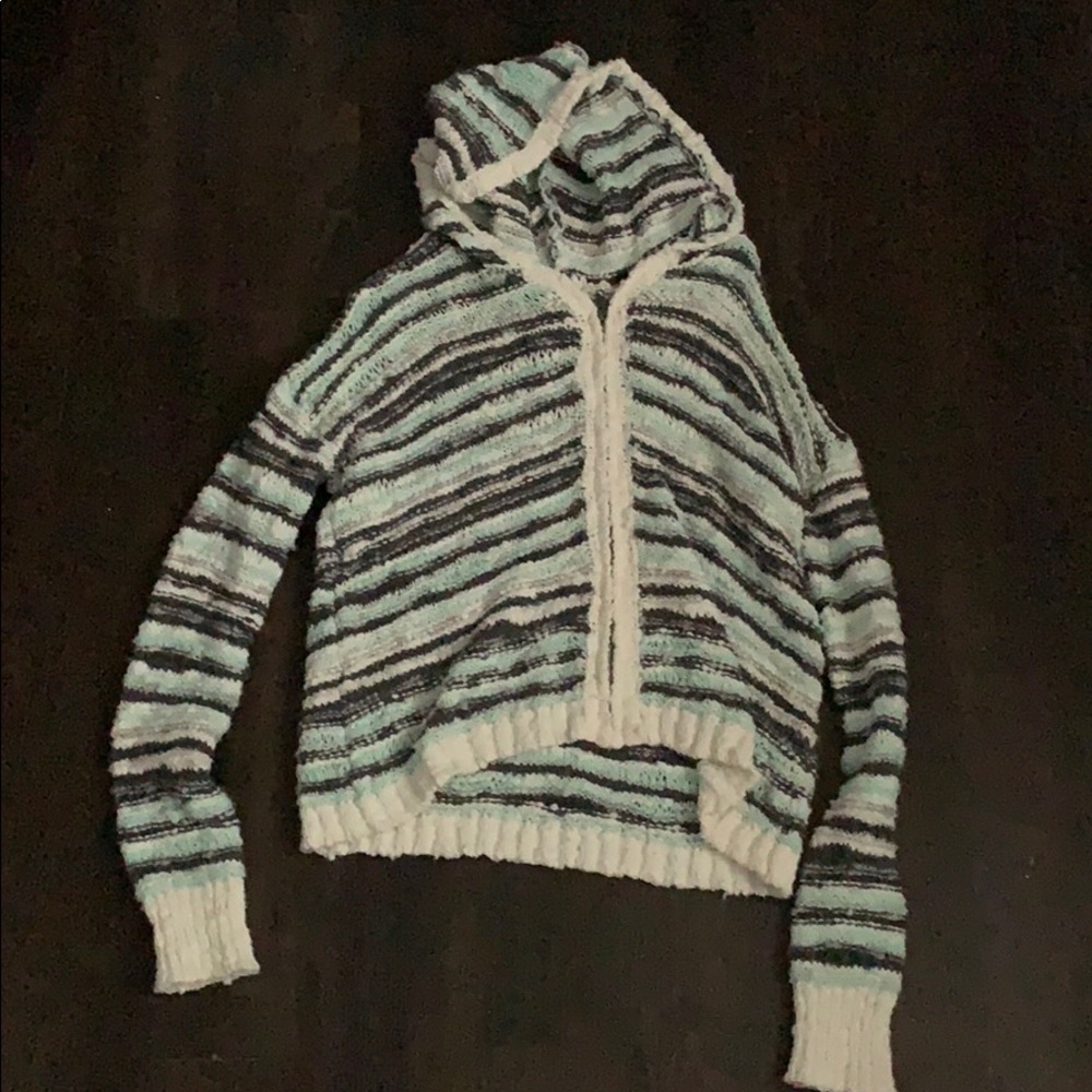 a sweater hoodie